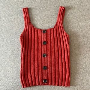 Auburn sweater tank top. Size small. Stretchy